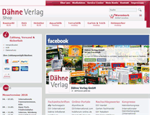 Tablet Screenshot of daehne.de
